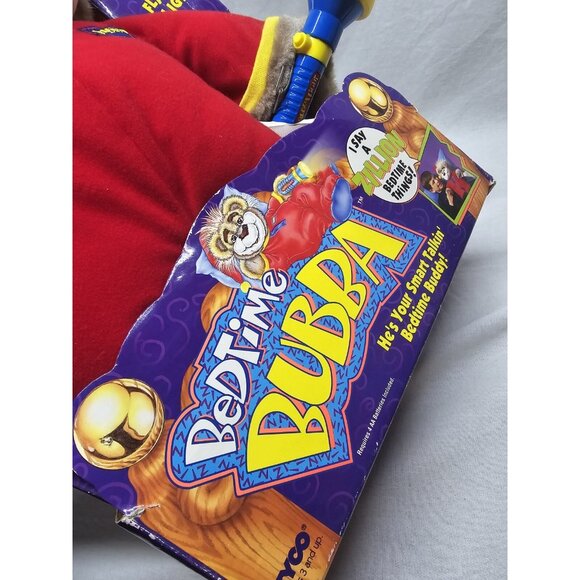 NOT WORKING Tyco Real Wisecrackin' Bedtime Bubba Bear Plush Doll - 1997 - Picture 8 of 16